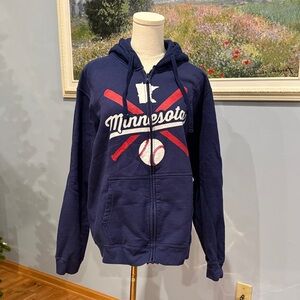 Navy Minnesota Twins Baseball Hoodie